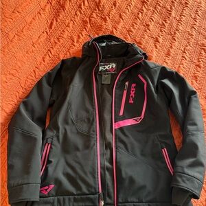 FXR Women's Black and Pink Ski Jacket